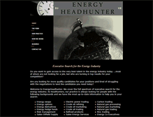 Tablet Screenshot of energyheadhunter.com